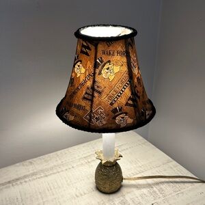 Wake Forest lamp shade - upcycled